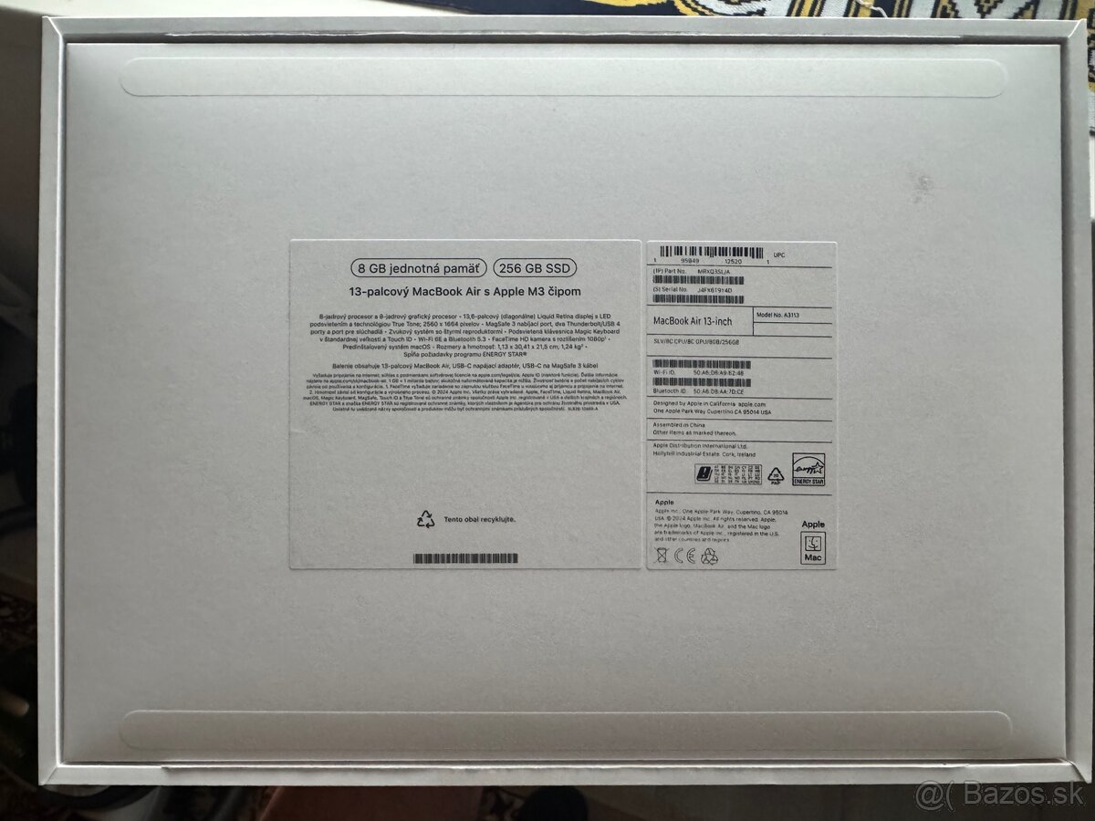 Predám MacBook Air M3 v Záruke do 2028 - 7