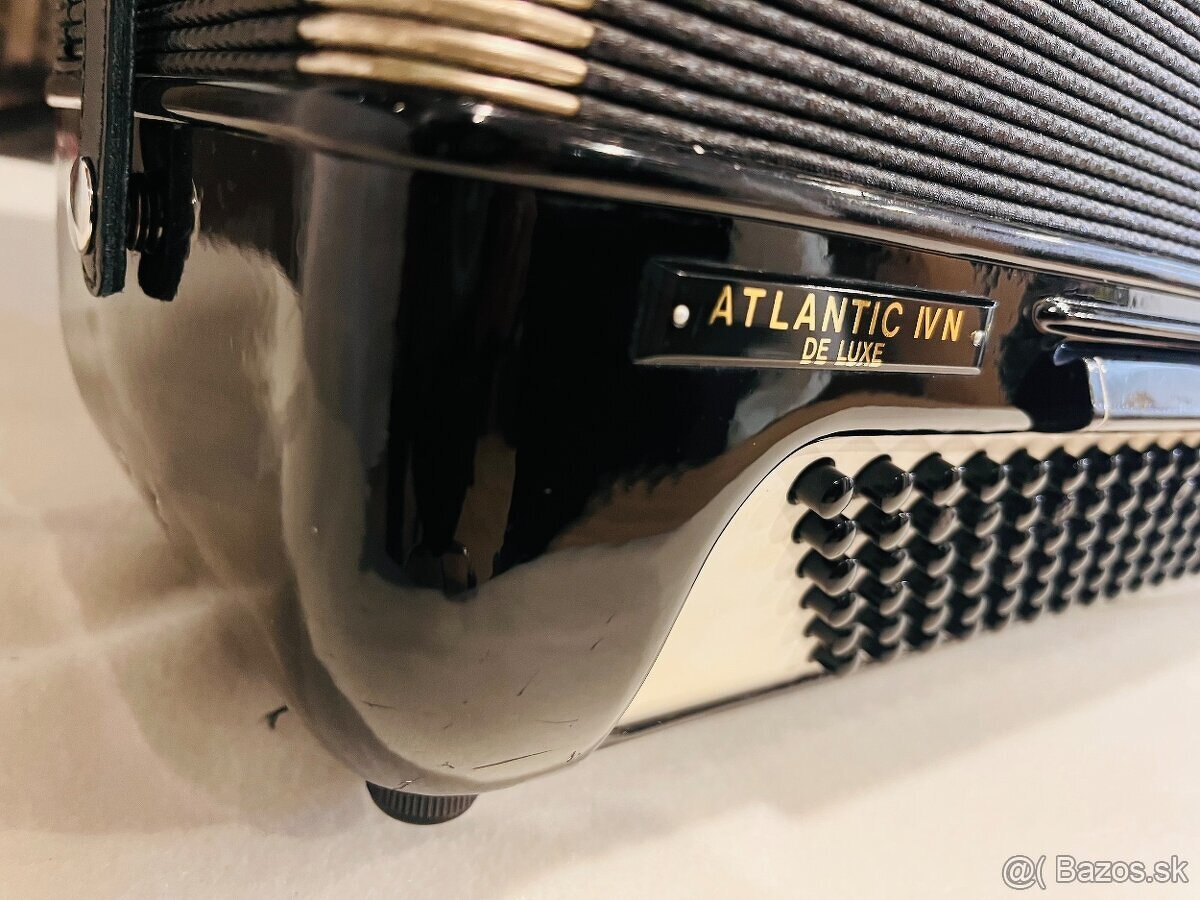 Predám akordeón Hohner Atlantic De Luxe. 120 Basový - Made i - 7
