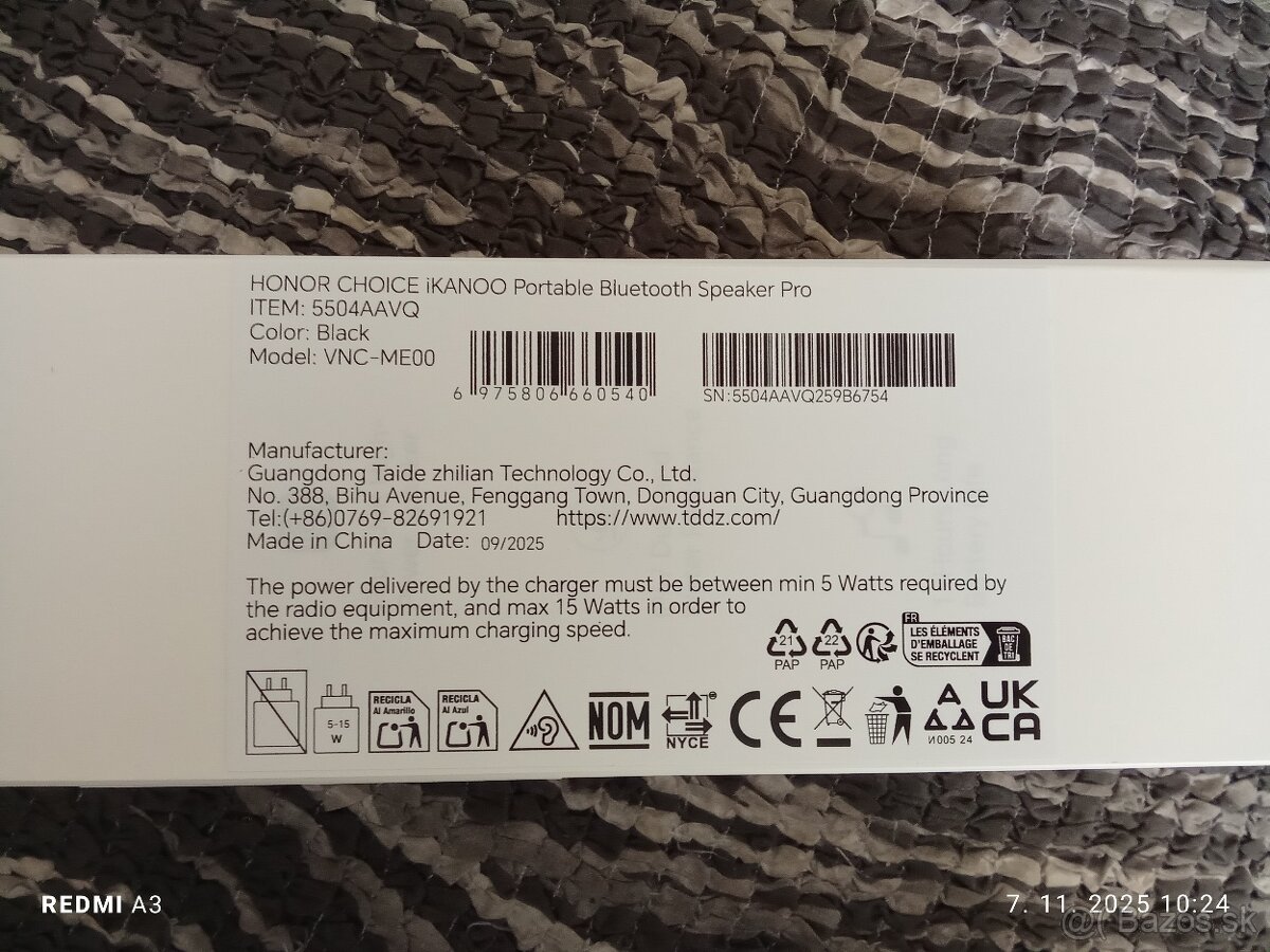 Honor 400 lite 5G + reproduktor Honor + SIM karta - 7