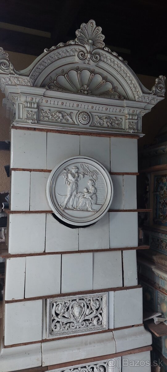 Kachlova pec starožitná - 7