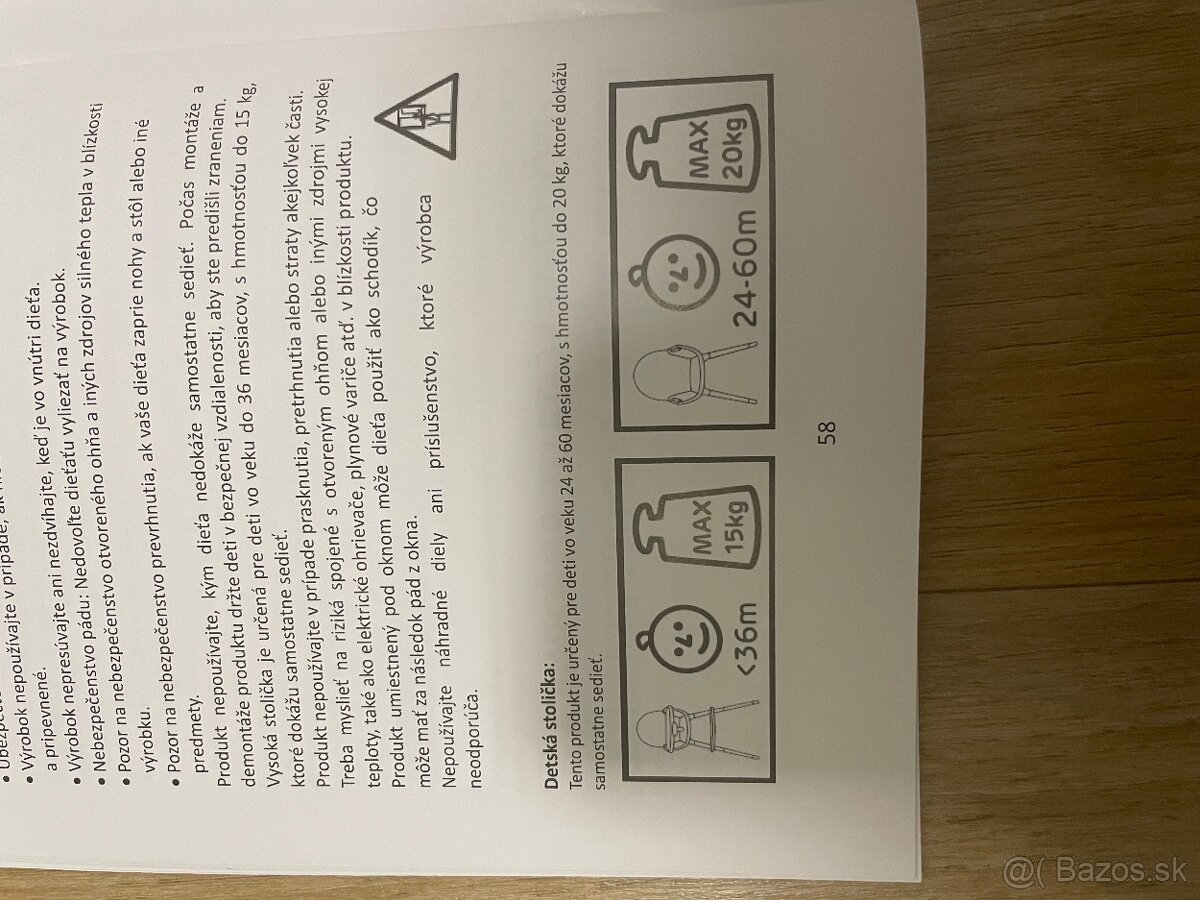 Detská stolička Kinderkraft Fini - 7