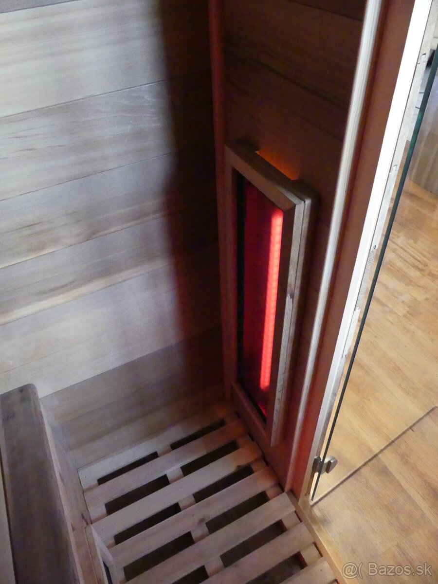 infra sauna pre 3 osoby do interieru vyrobena na zakazku - 7