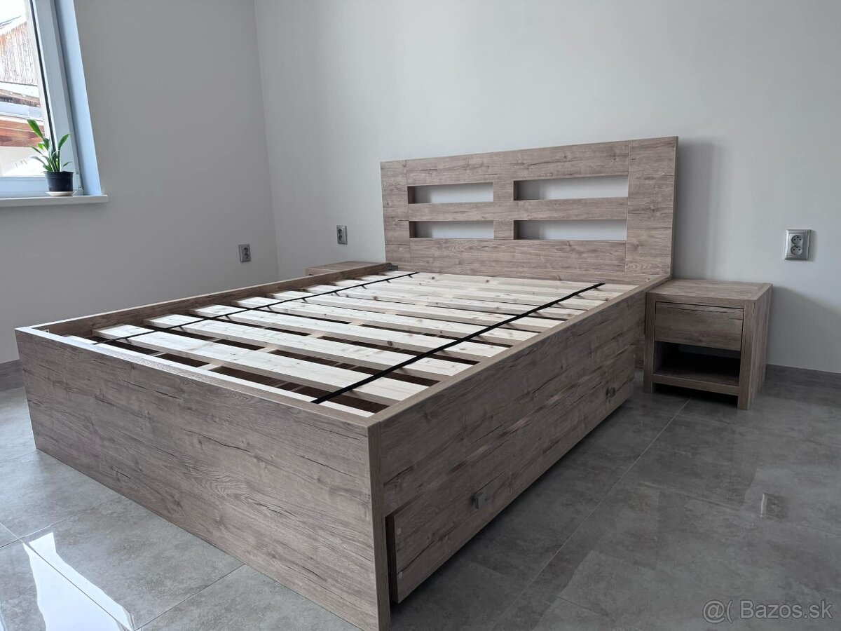 Predám kvalitné manželské postele - rôzne rozmery - NOVE - 7