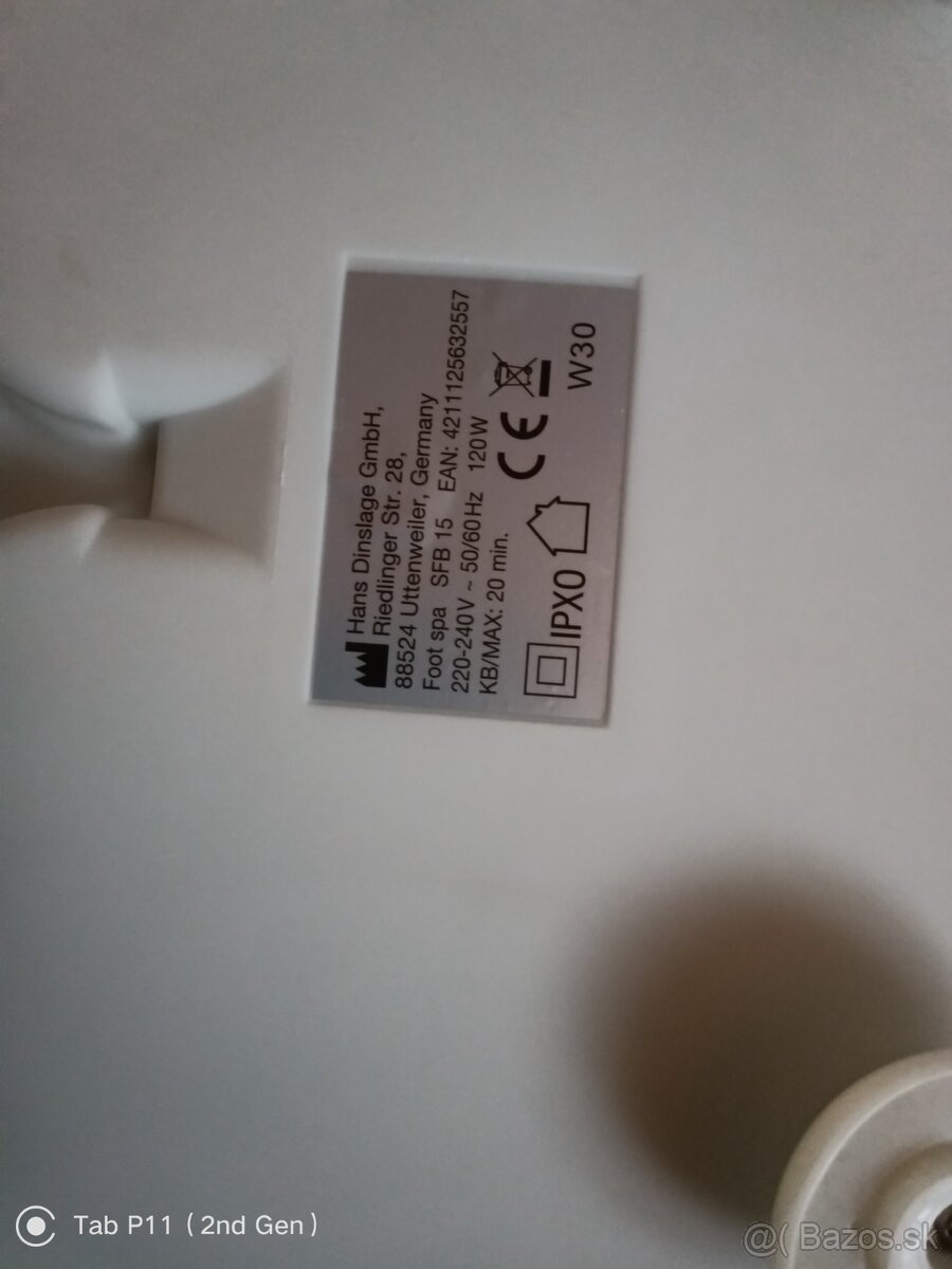 Masážna vanička na nohy Sanitas - 7