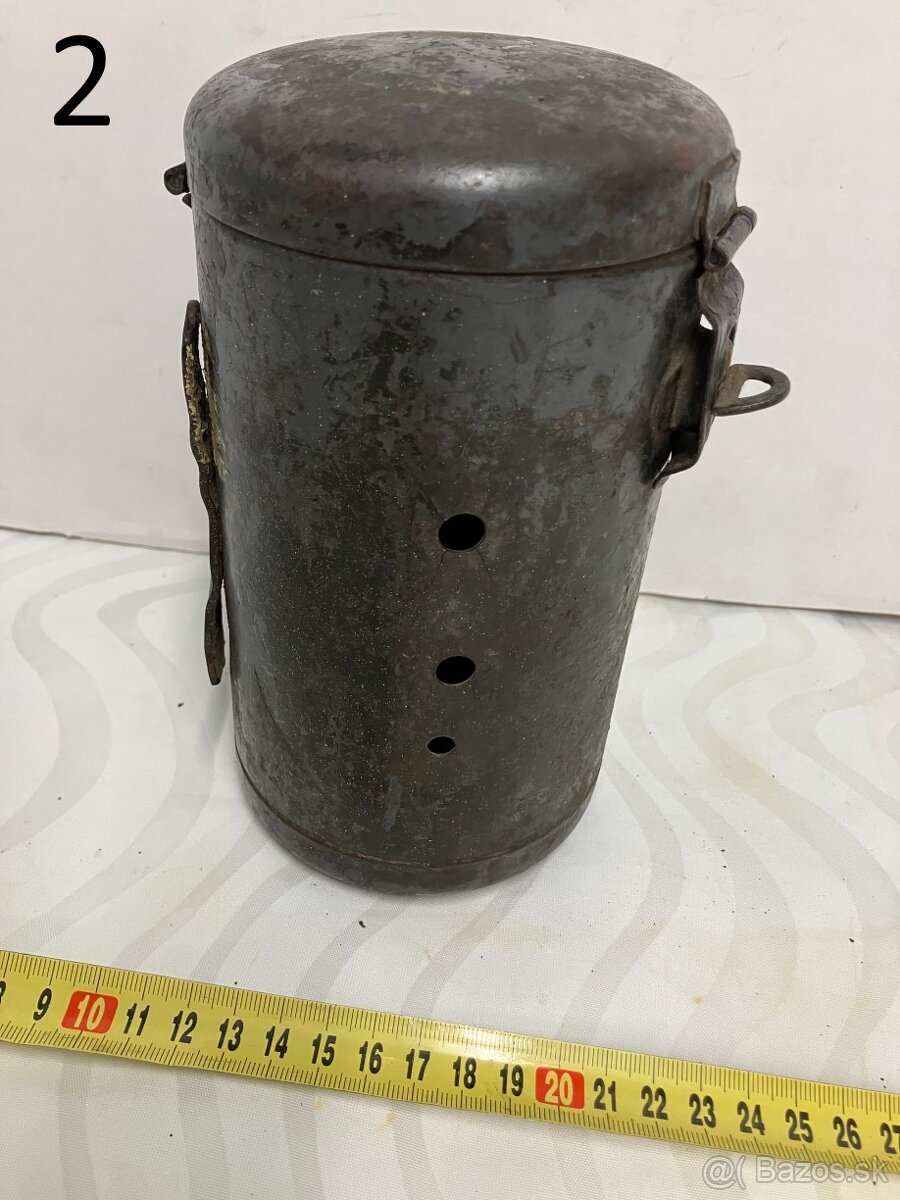 Vojenská plechová bedňa a nádoba - 7