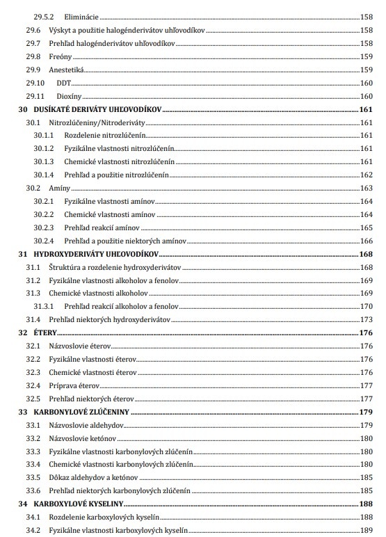 Chémia - k maturite a prijímacím skúškam - 7