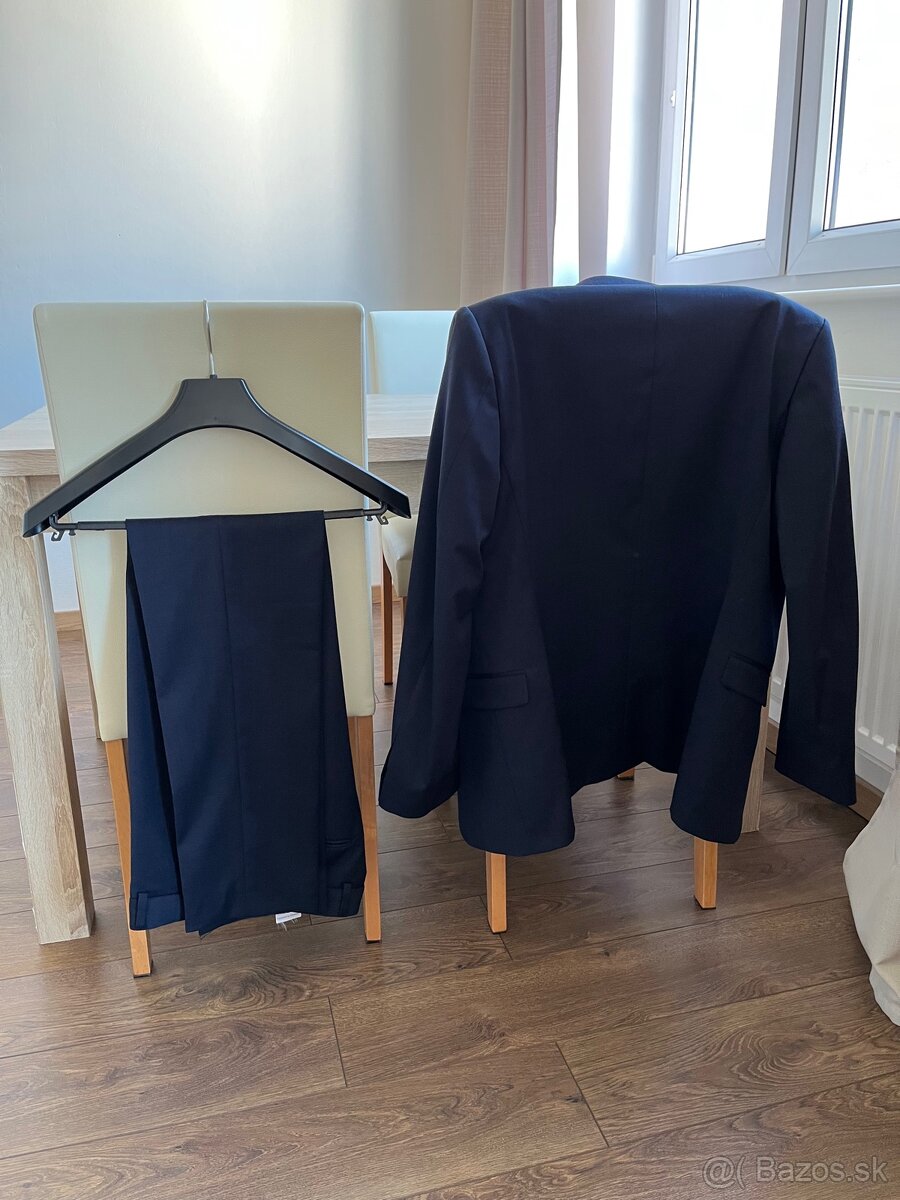 Pansky oblek tmavomodry - 7