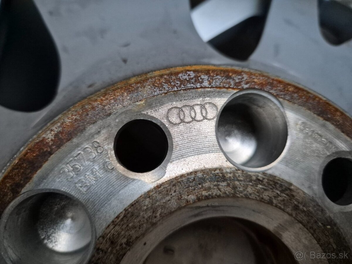 5x112 r17 ET50 x 8,5J elektróny originál AUDI - 7