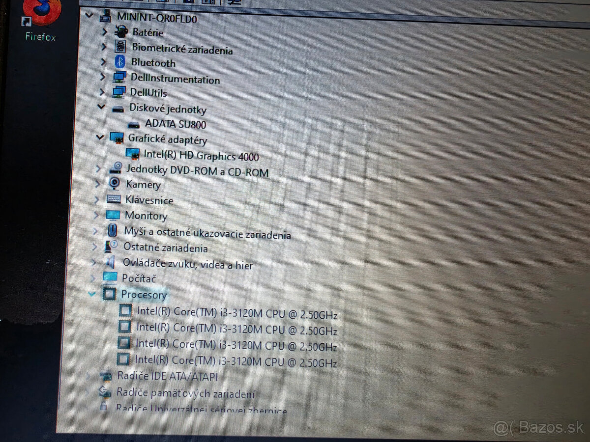 Dell Vostro 14 s 256gb ssd diskom a 8gb ram vdaka comu je ve - 7