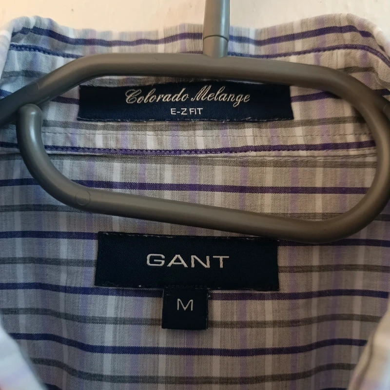 GANT colorado melange fialová pruhovaná košeľa kockovaná M - 7
