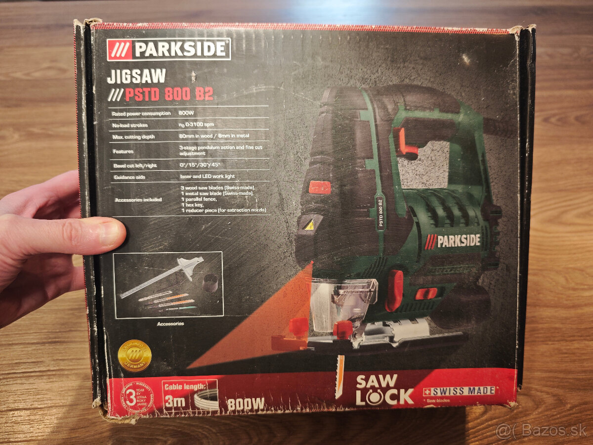 Priamočiara píla Parkside - káblová - 7