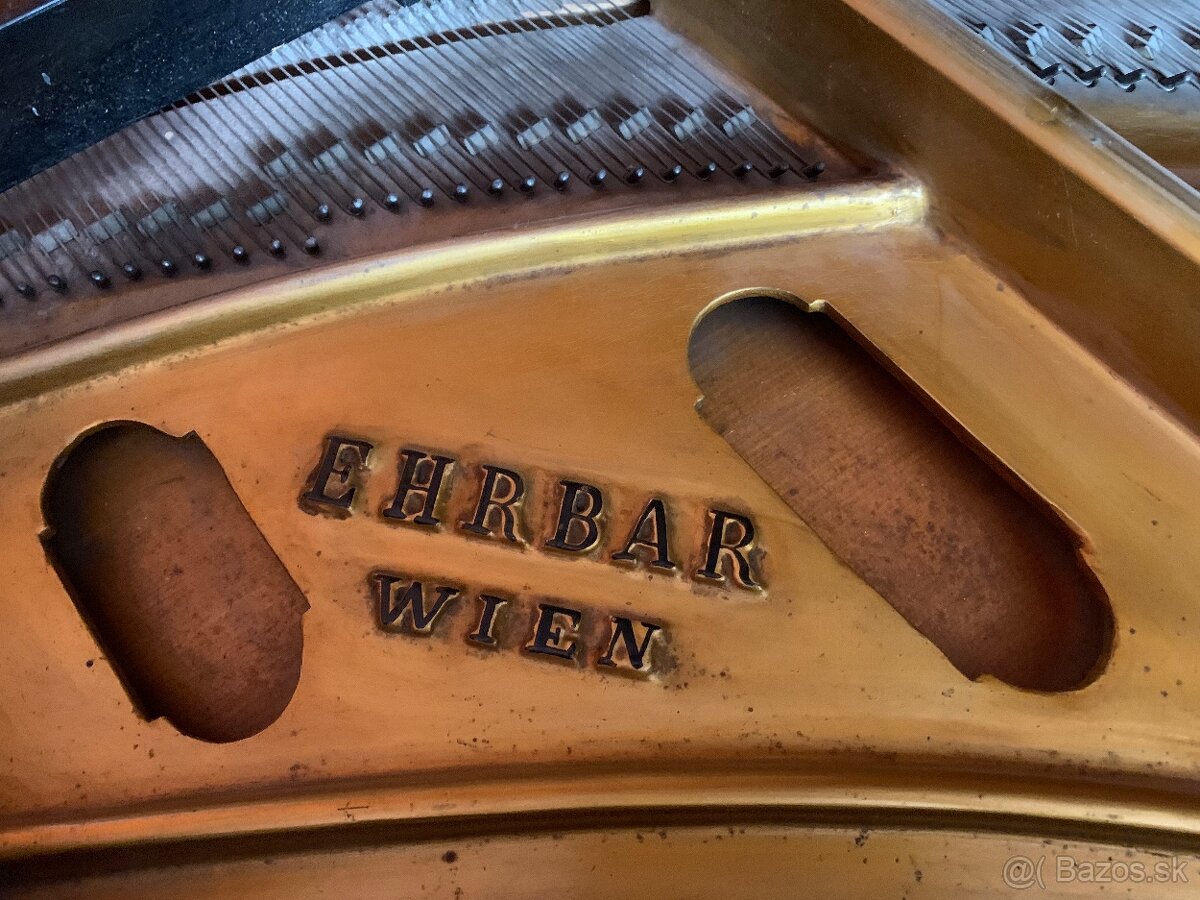 Predám starozitny klavír krídlo zn. Friedr Ehrbar - 7