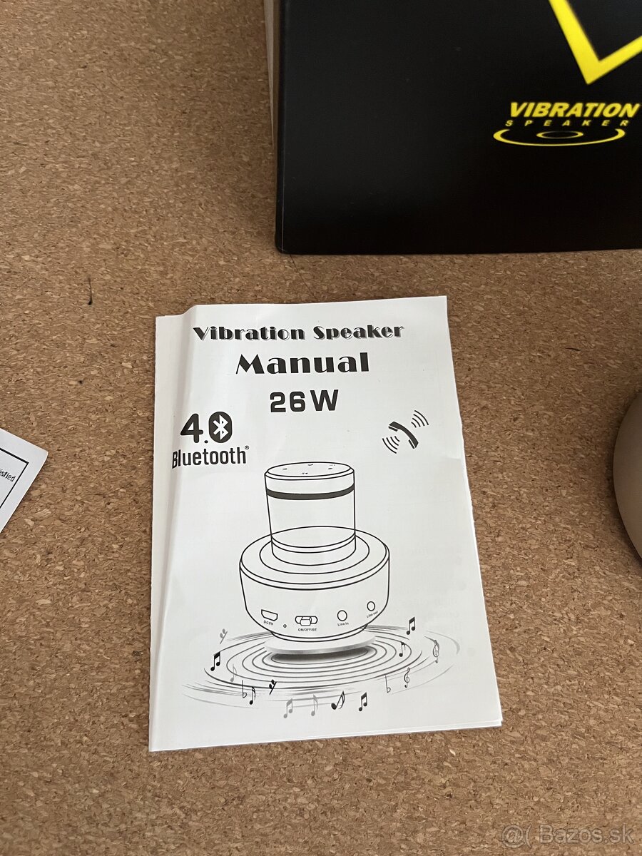 Vibračný Bluetooth reproduktor - 7