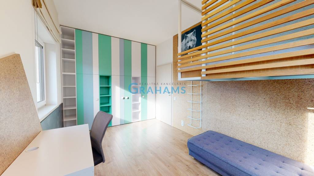 3D prehliadka, prenájom novostavby 4i bytu, Hany Ponickej, B - 7