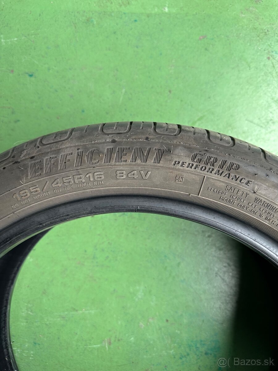 195/45 R16 84V XL GOOD YEAR EFFICIENT GRIP PERFORMANCE - 7