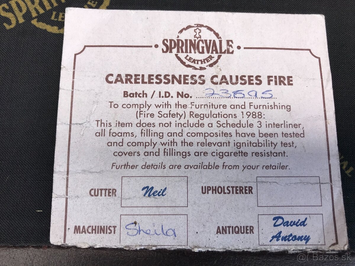 Chesterfield originál Springvale - 7