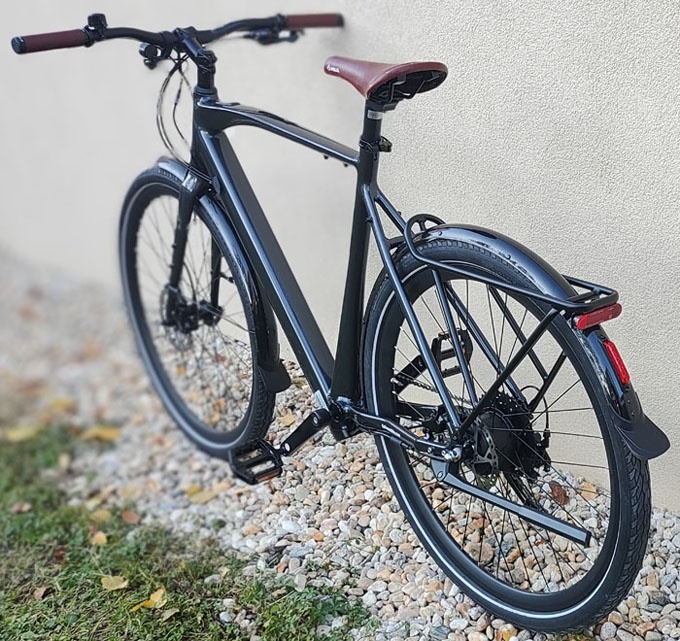 Mestský elektrobicykel 250W AKU 36V10Ah hydr brzdy nad 175cm - 7