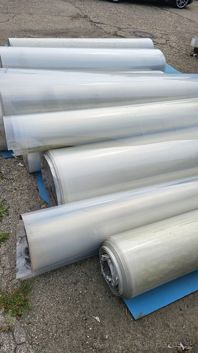 Priehľadná číra transparentná fólia - pevná - 7