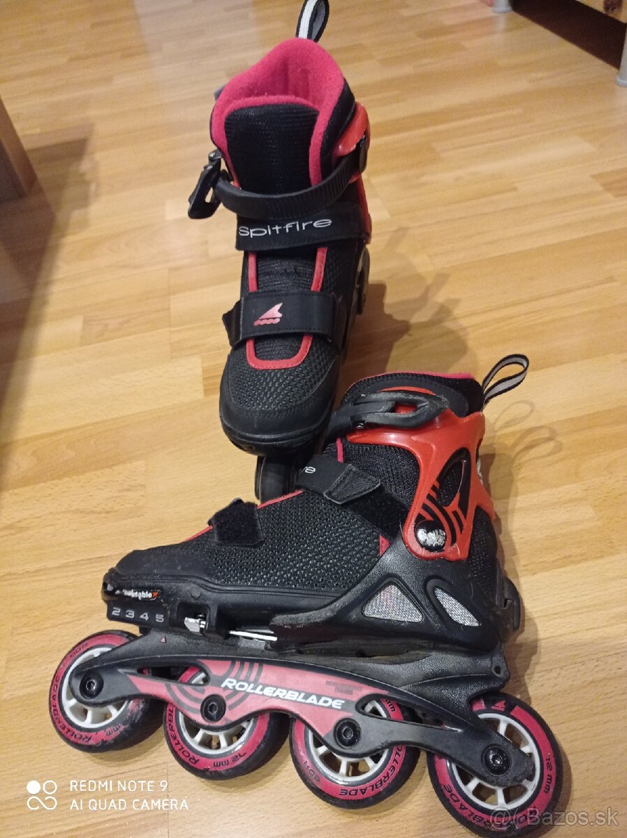 Predám korčuele Rollerblade Spitfire SL G - 7