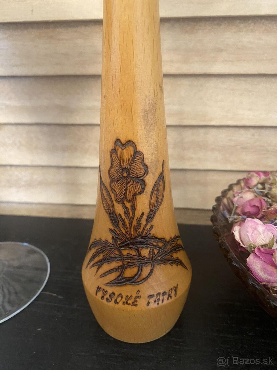 Drevená vázička Vysoké Tatry - 7