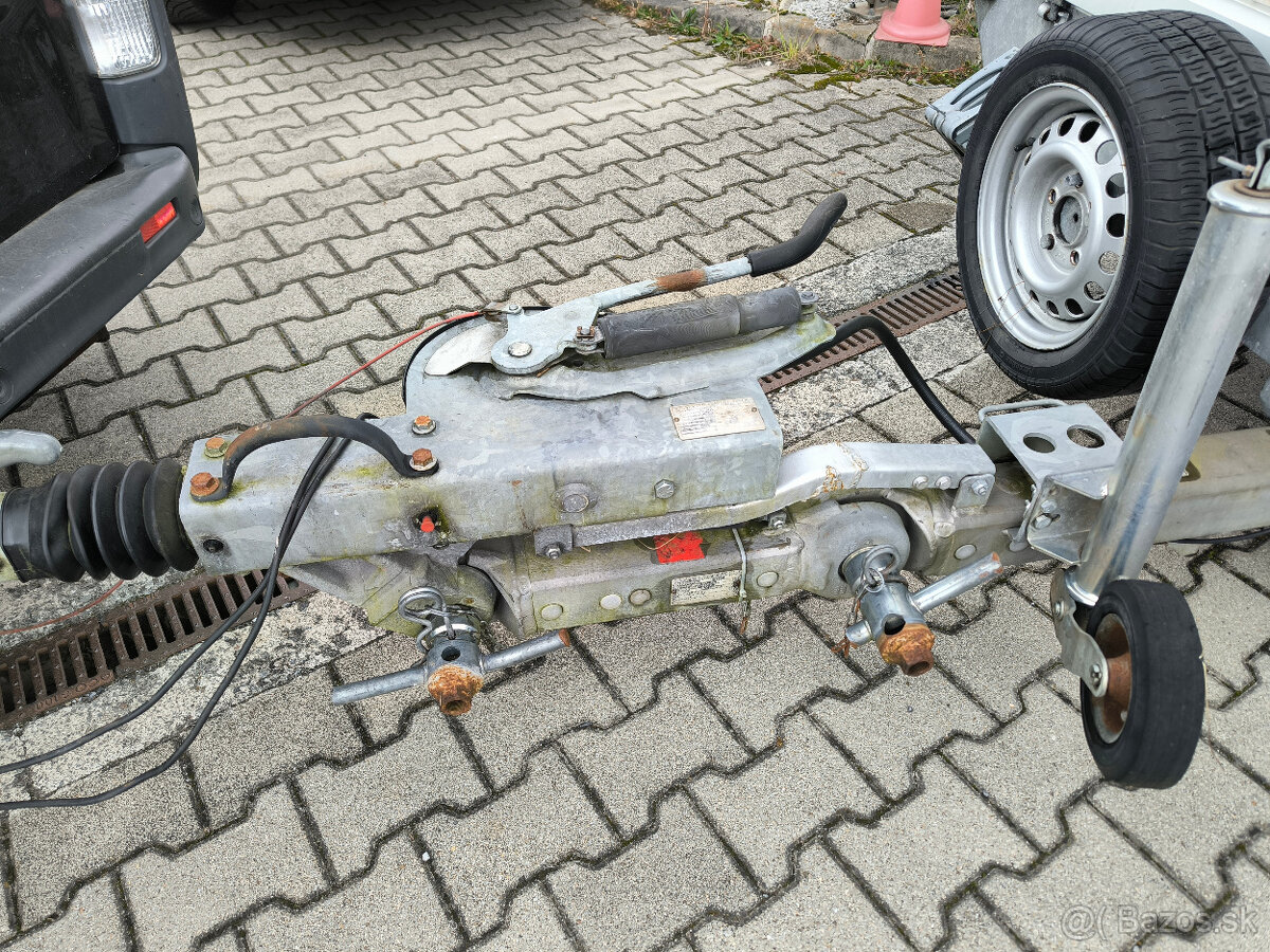 Nákladný príves UNIKOL s plachtou, nosnosť 2420 kg - 7