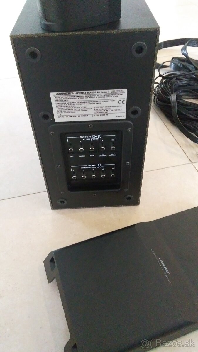 Predám pasívne 5.1 repro Bose Acoustimass 10 series II - 7