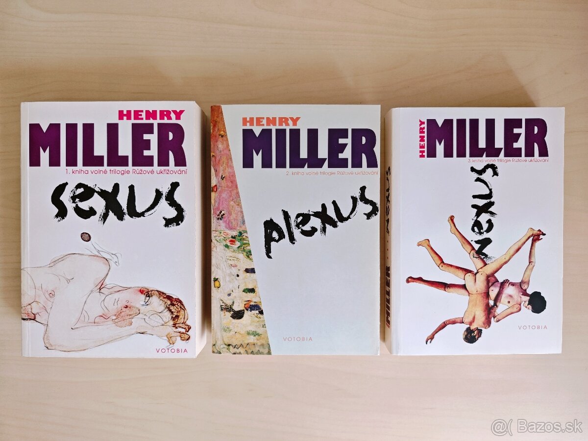 HENRY MILLER:1-3 KOMPLET - SEXUS, PLEXUS, NEXUS - 7