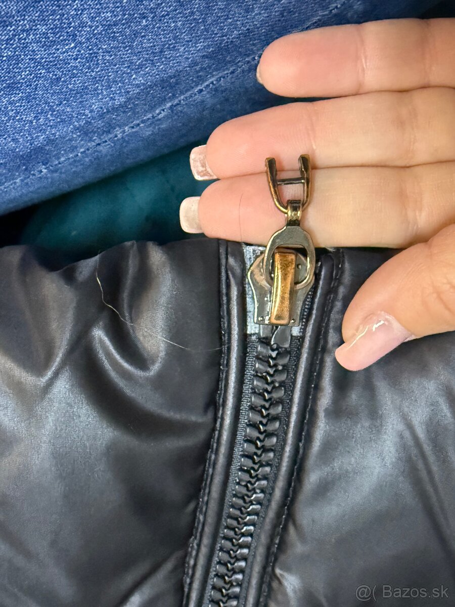 Moncler zimna paperova bunda s pravou kozusinou - 7