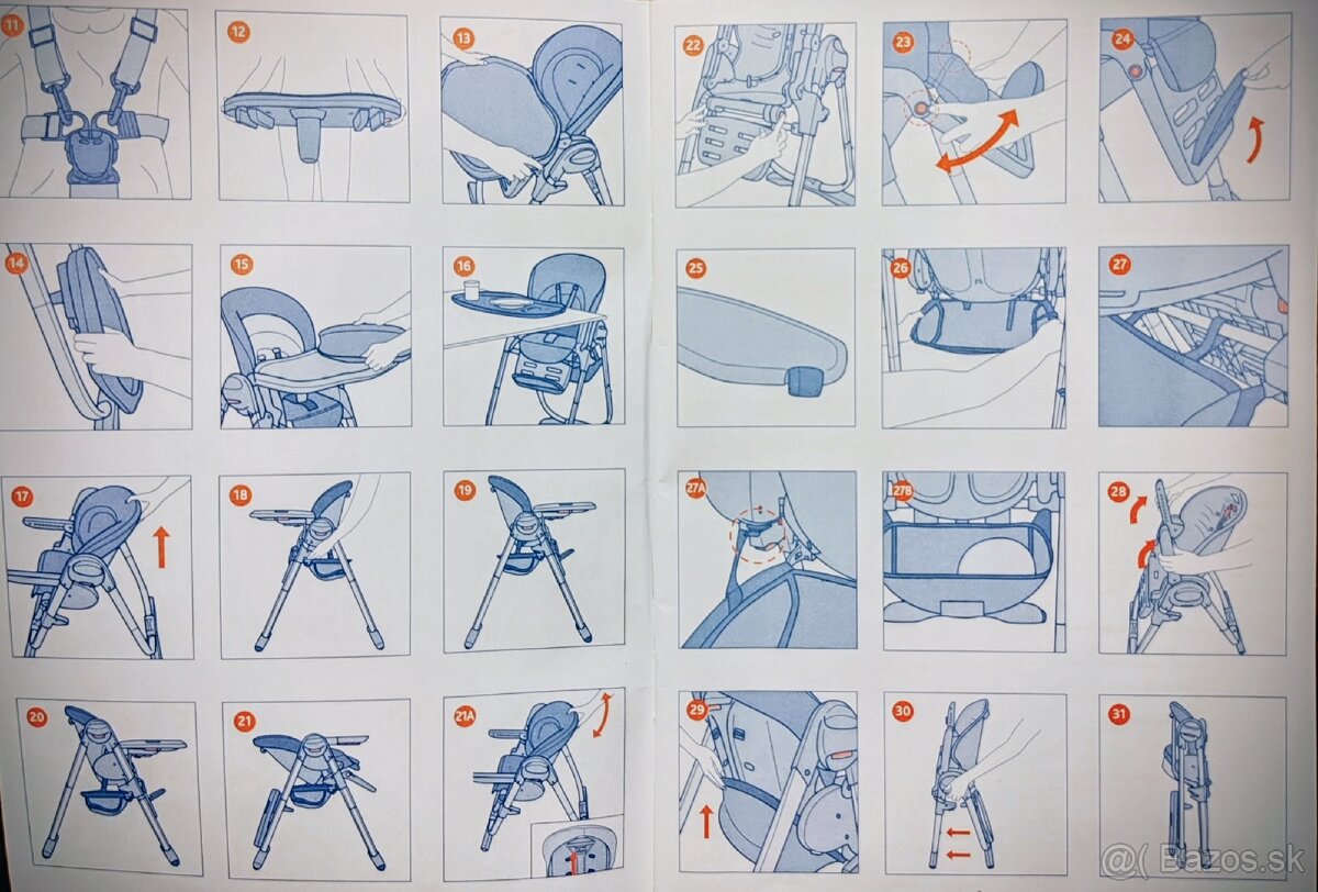 Detská jedálenská stolička - 7