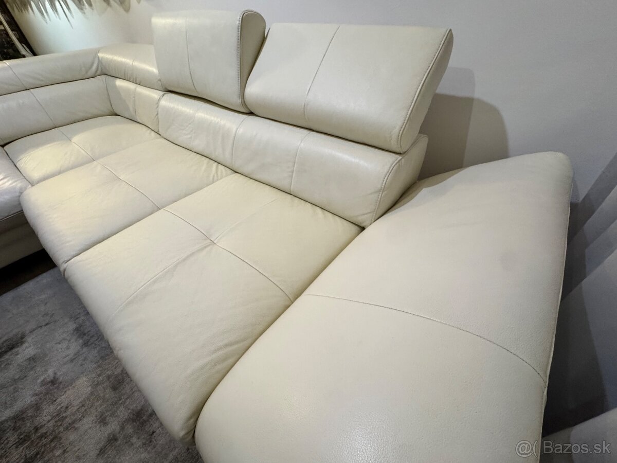 Kozena sedacia suprava tvar L - 7