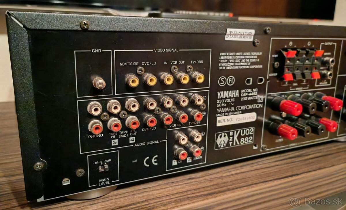 5.1 zosilňovač Yamaha DSP-A492 TOP - 7