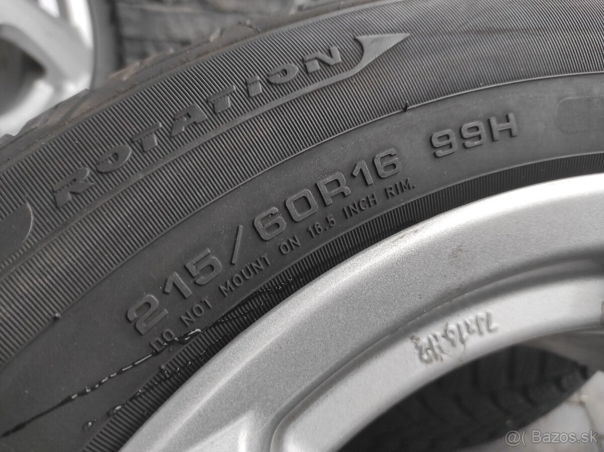Zimná sada 16" 5x112 VW, Škoda 215/60 R16 - 7