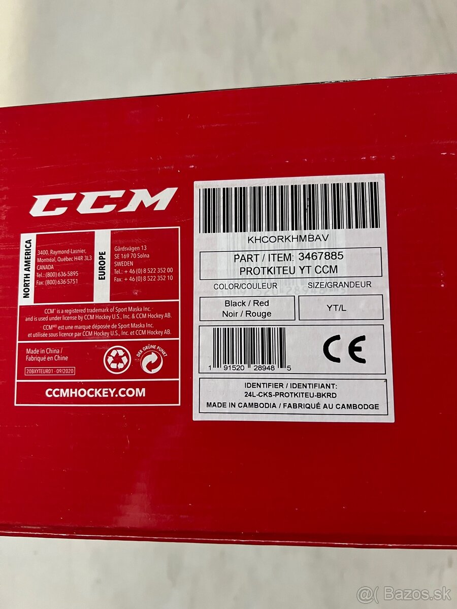 Predám detské hráčske sety CCM Starter Kit Yth nové - 7