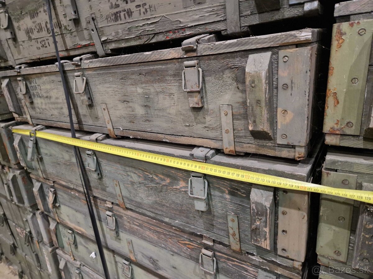 Vojenské ARMY bedne krabice debny - 7