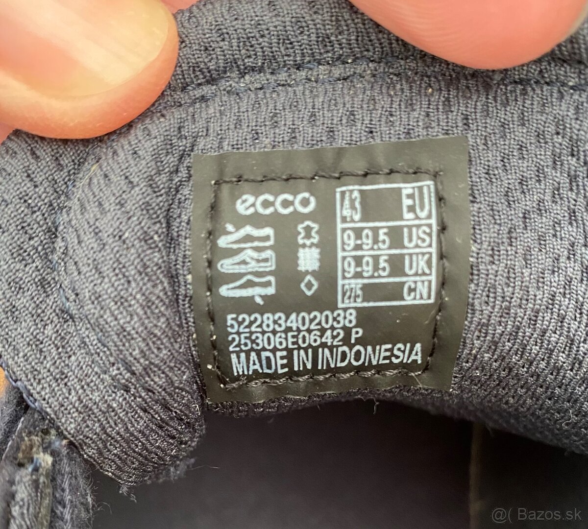 Pánske kožené topánky zn.ECCO veľ.43 - 7