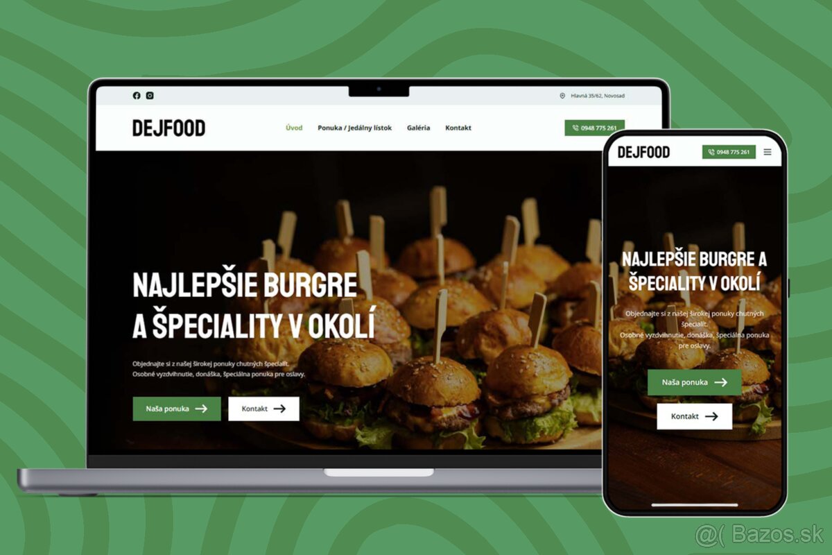 ✅ Moderné webstránky - od 440 € - 7