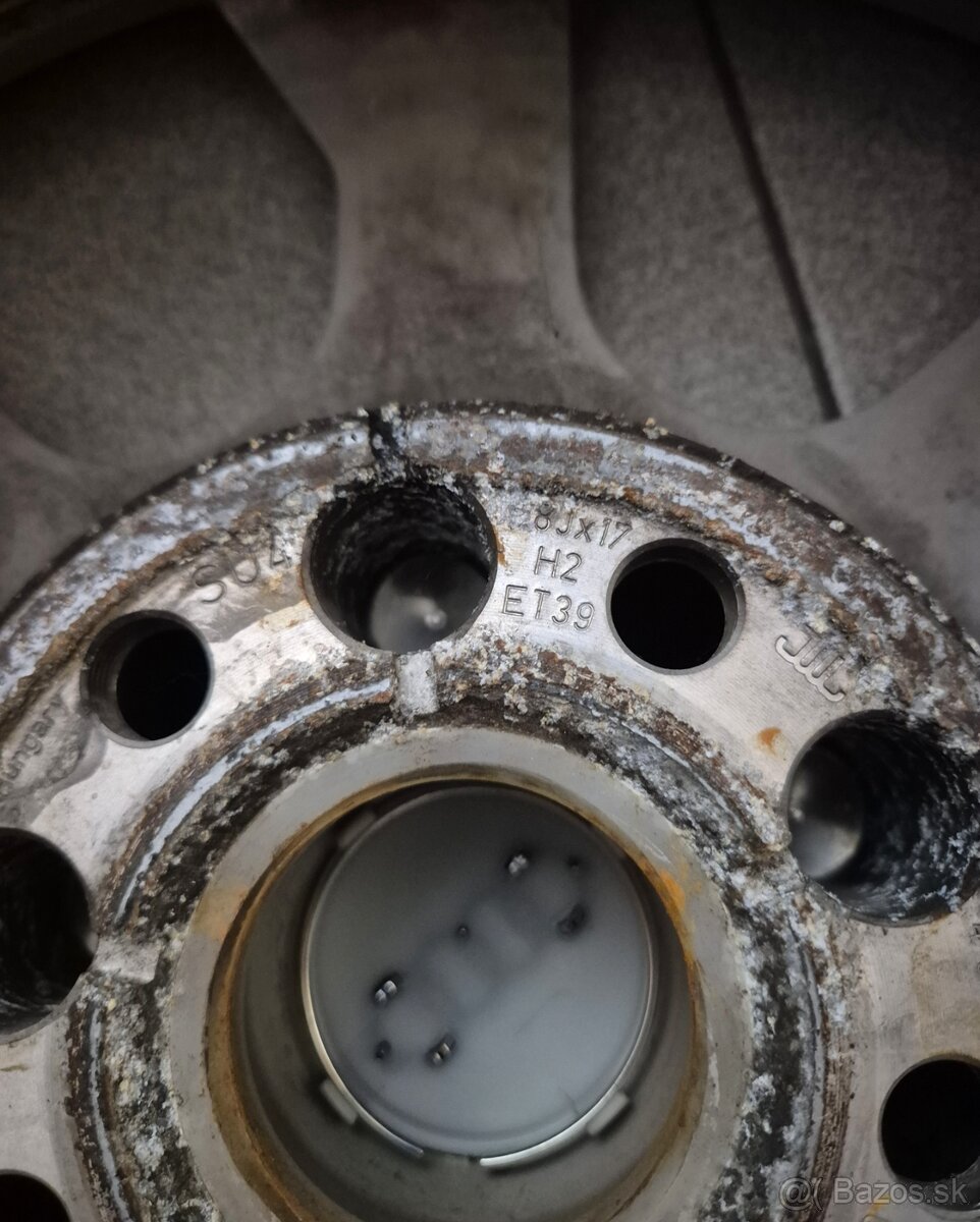 Originálne disky Audi 17" – 8Jx17 ET39 (5x112) - 7