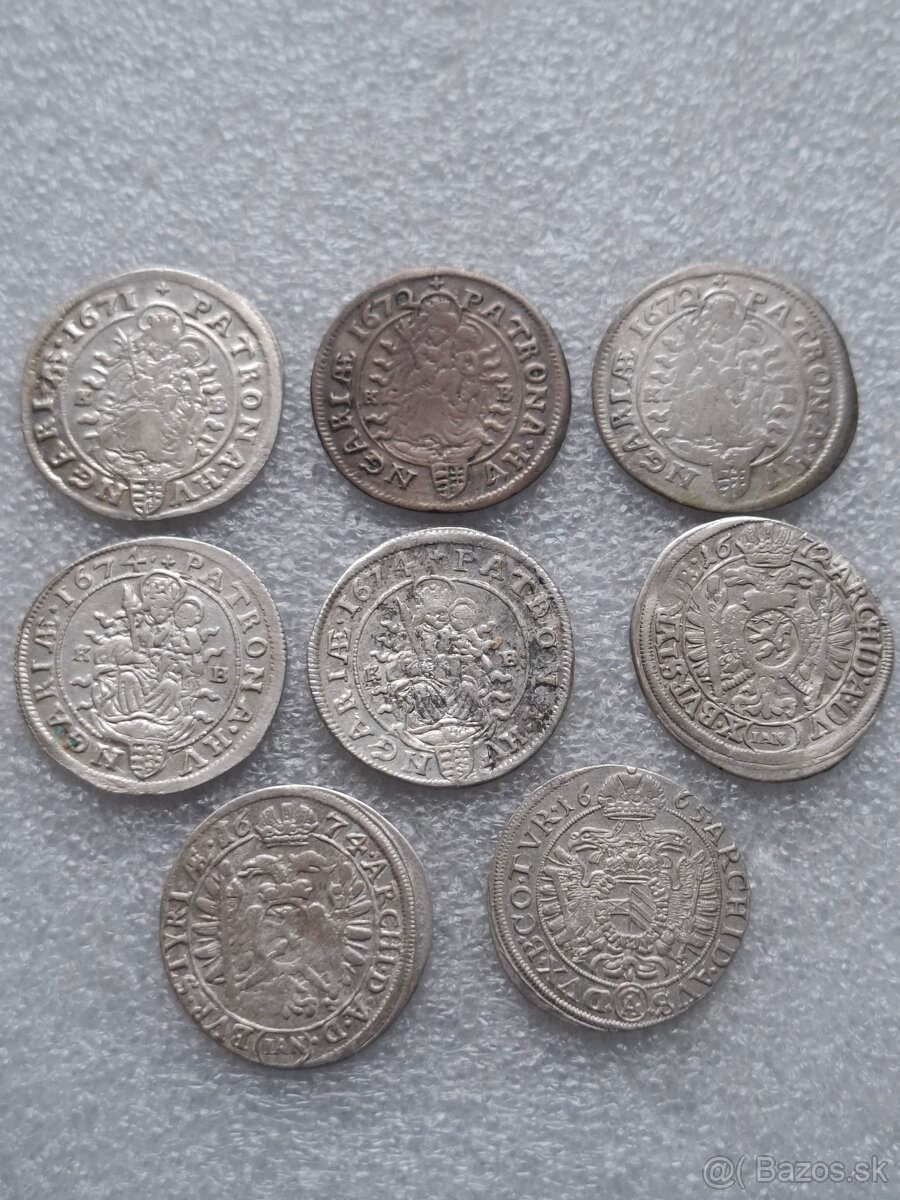 Mince Leopold I. Habsburgsky 1658 – 1705 - 7