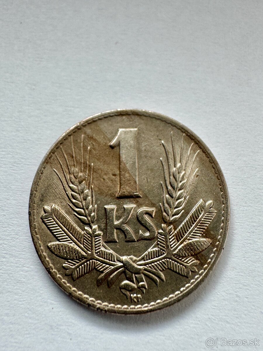 1 koruna 1944 - 7