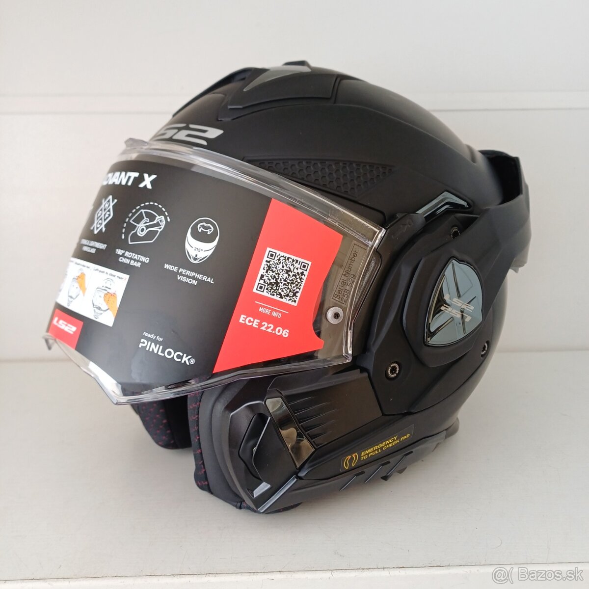 Silniční překlápěcí přilba LS2 Advant X SOLID - 7