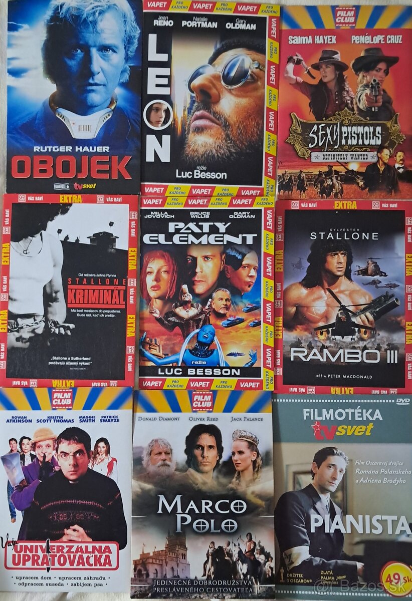 DVD filmy (karton) časť 1. - 7