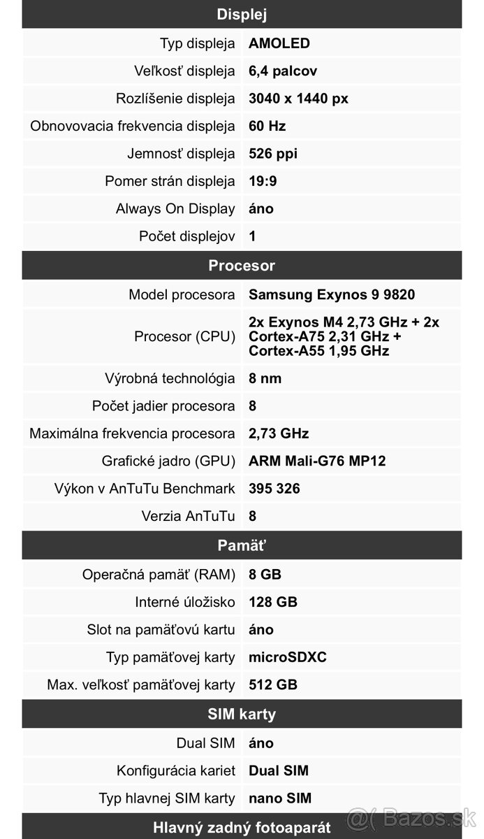 Samsung Galaxy S10 Plus 128GB Black - 7