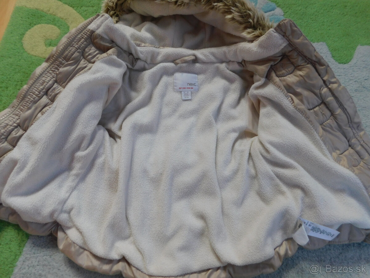 Teplá mačičková bunda Next 12-18 mes - 7