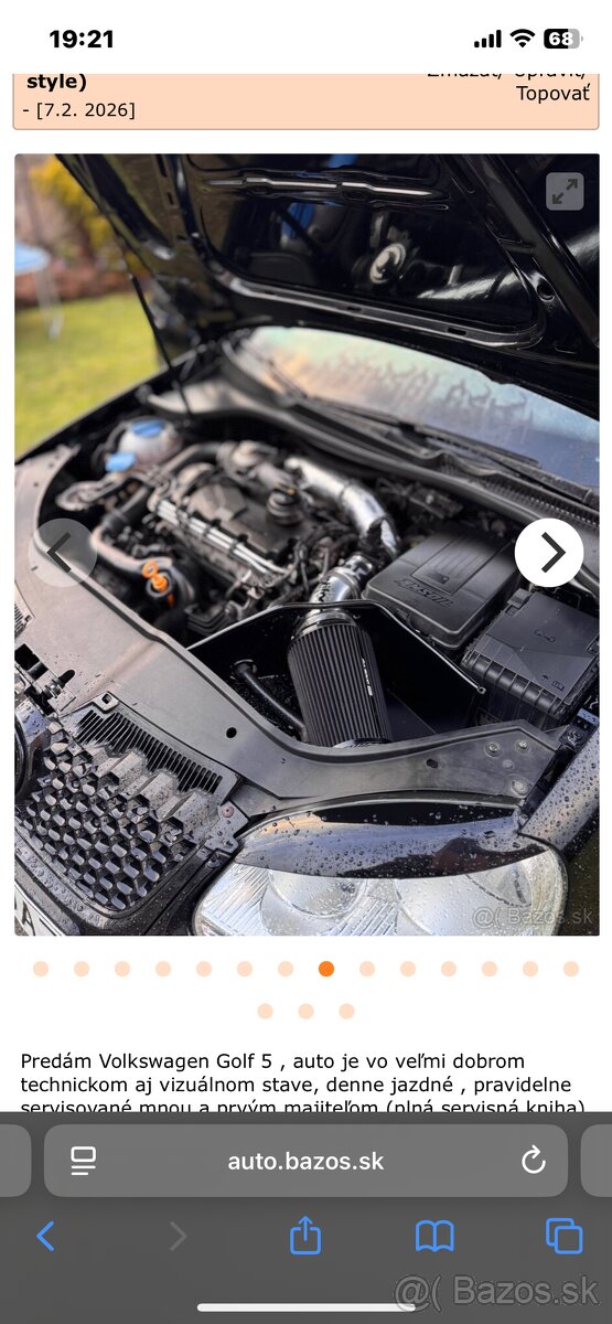 Predam golf 5 1,9 tdi - 7