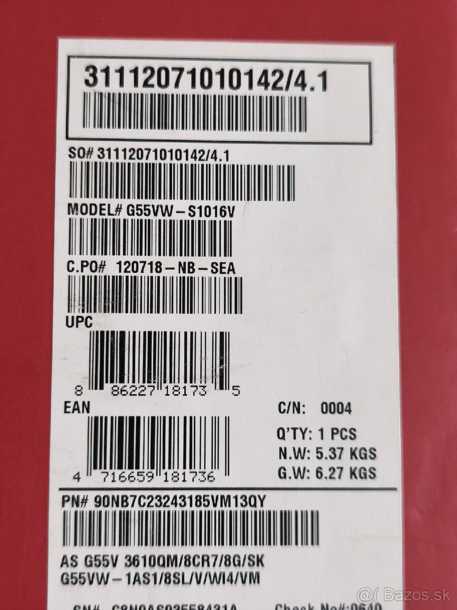 ASUS G55 Repubic of gamers - 7