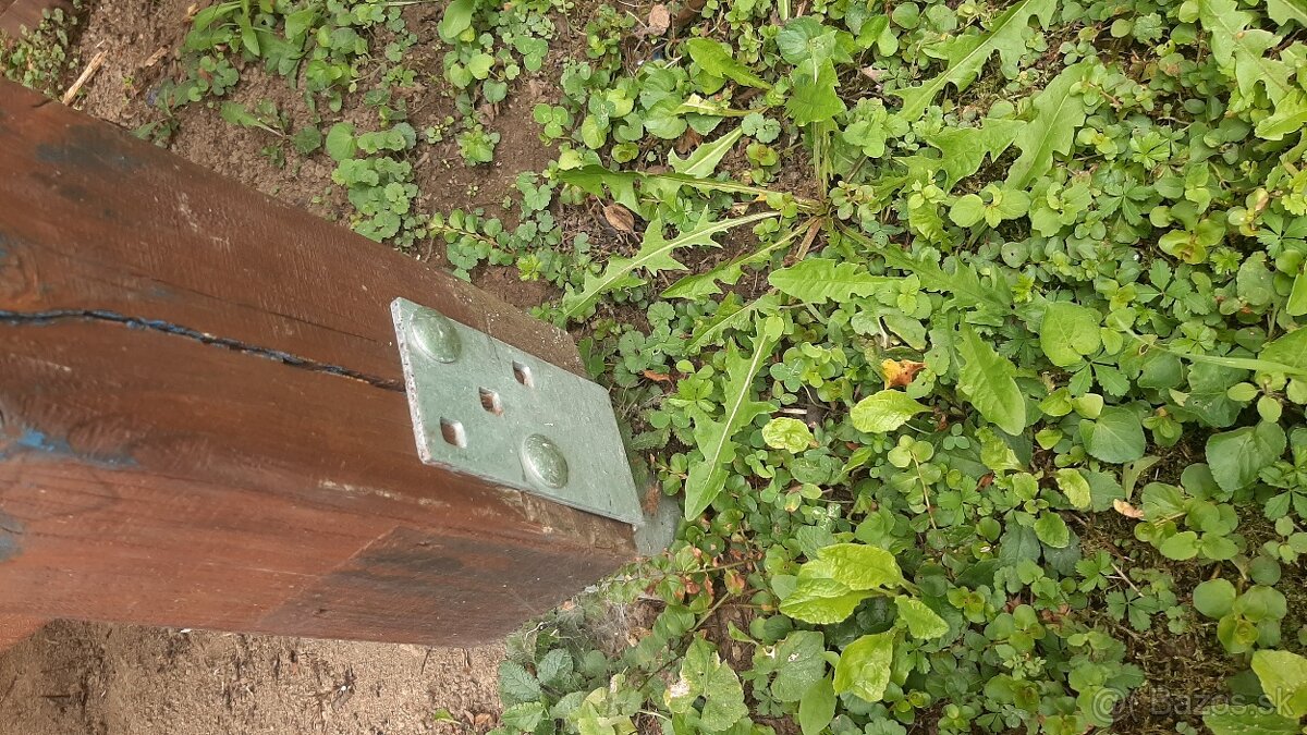 záhradný drevený domček so šmykľavkou - 7