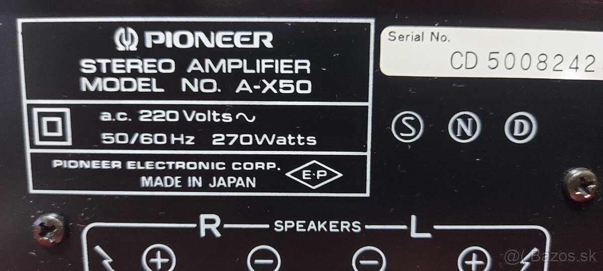 Pioneer PL-X50 + A-X50 - 7