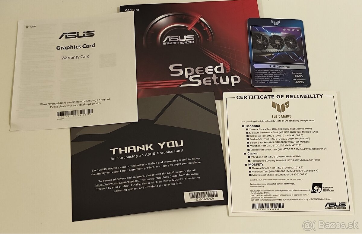 ASUS TUF GAMING GeForce RTX 3070 8GB - 7