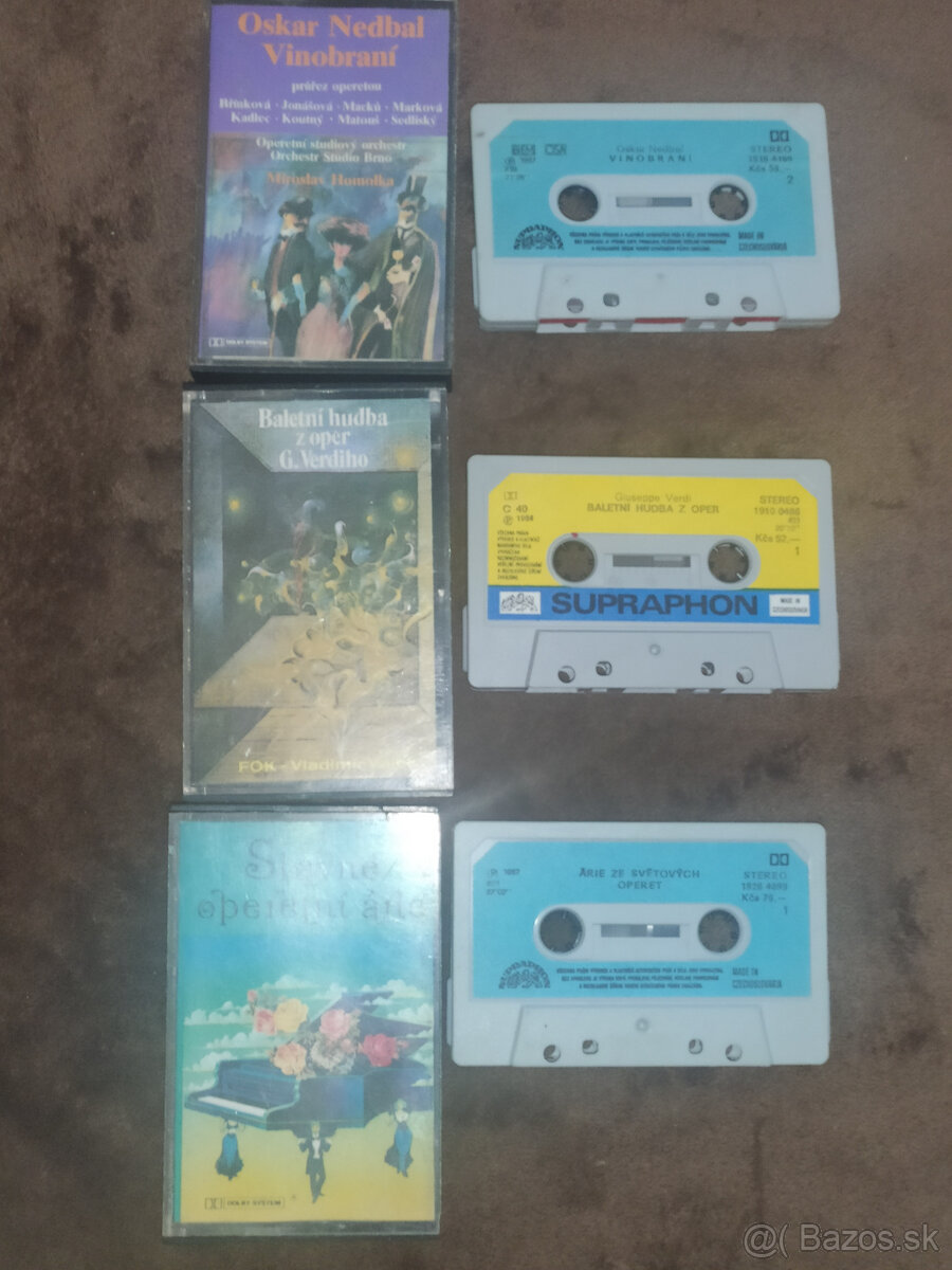 Staré československé originálne MC audio kazety - 7