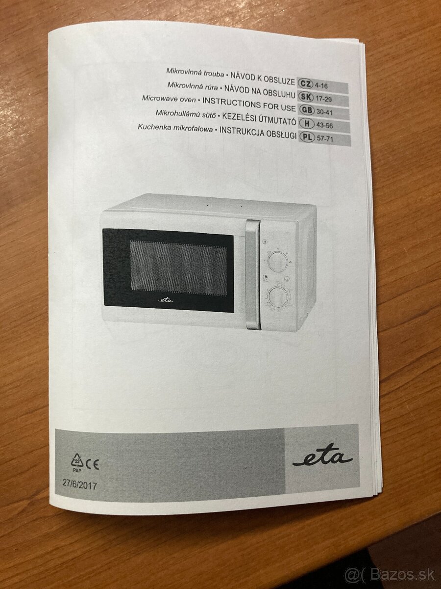 Mikrovlnka Eta 0208 - 7